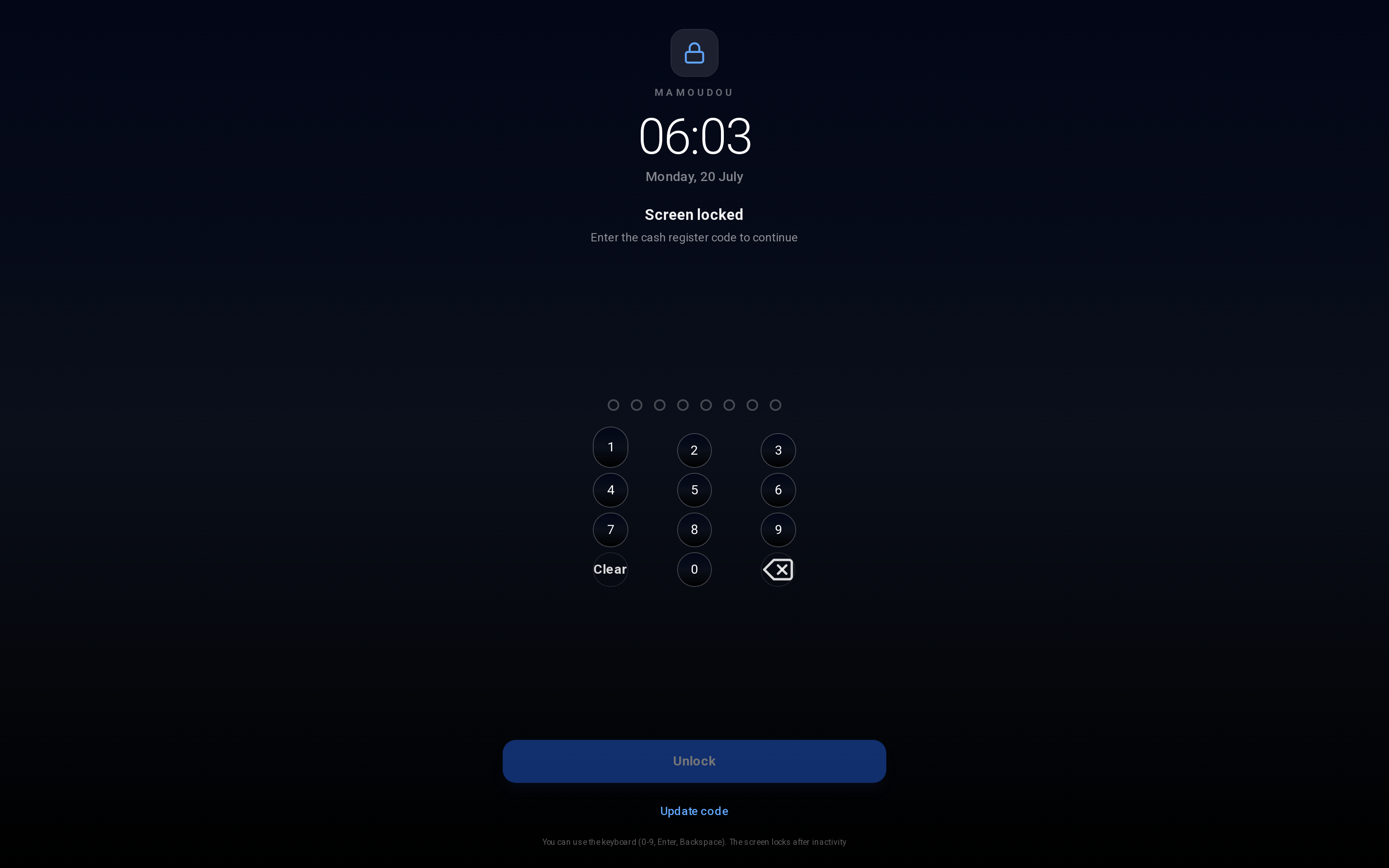 ZYVO POS software — point of sale checkout interface with product catalog and payment screen — preview 8