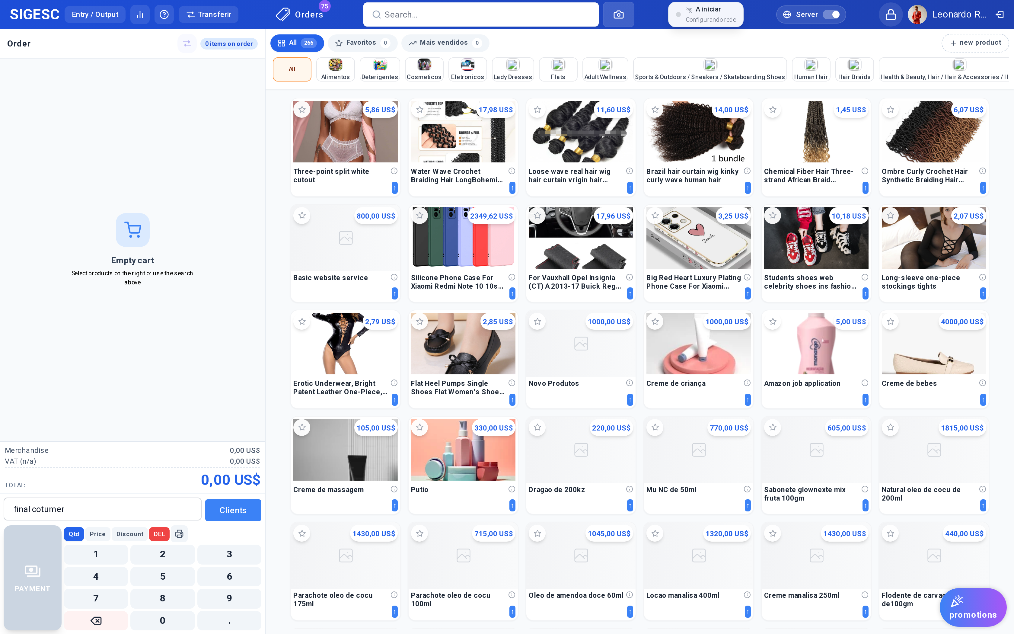 ZYVO POS software — point of sale checkout interface with product catalog and payment screen — preview 2